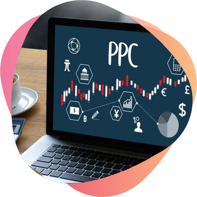 Smartwatch showing a PPC dashboard